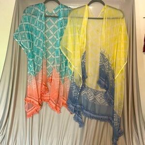 X2! TWO Maurice’s Bathing Suit Coverup NWT Boho Beach Vacation Swimwear 1 size